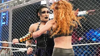 Rhea Ripley vs. Becky Lynch - Steel Cage Match: WWE Raw