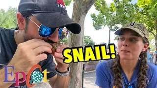 EPCOT Food & Wine Festival 2019 Favorite Booths + Trying Snail For 1st Time!