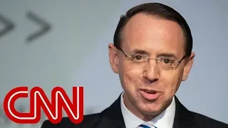 Rod Rosenstein speaks on James Comey firing