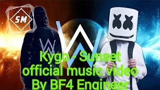 Marshmello Alan walker ft Kygo - Sunset(New song 2017)[By Terengineer]{official music video}