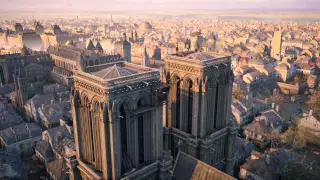 Assassin's Creed Unity (PC) - Notre Dame viewpoint [Ultra High Settings]