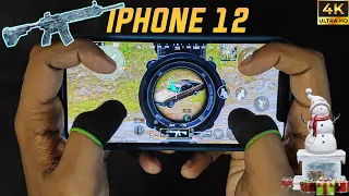 Best HANDCAM 4 Finger + Gyroscope | iPhone 12 Gameplay 60Fps | PUBG Mobile | BGMI