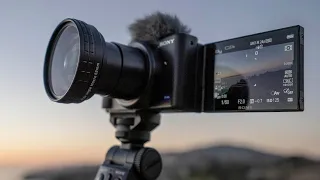 Wide Angle Adapter For the Sony ZV-1 | Best Point & Shoot Vlog setup?