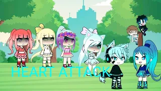 Heart attack(GLMV) Gachalife|ft. My friends