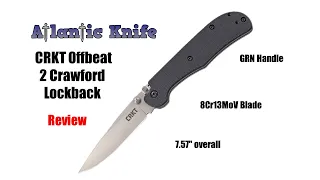 CRKT Offbeat 2 Folding Knife Review | Atlantic Knife Reviews
