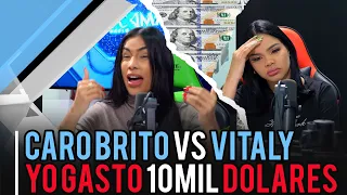 CARO BRITO INSULTA  A VITALY SANCHEZ (APUNTO AGREDIRSE POR 10,000 DOLARES)