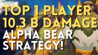 23/5 | Alpha Bear 10.2 B Damage Top 1 Player Strategy! Pro Tip!【+43 AFK Journey Codes】