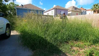 I FOUND this DISABLED MAN with an OVERGROWN LAWN so we took care of it until he passed.