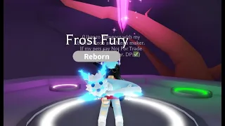 Making A Neon Frost Fury In Adopt Me!