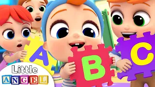 Mommy Helps Me Learn My ABC | Phonics Song | Little Angel Kids Songs & Nursery Rhymes