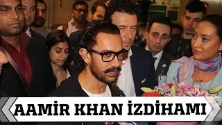 Havalimanında Aamir Khan İzdihamı