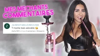 JE RÉPONDS À MES MÉCHANTS COMMENTAIRES À LA CHICHA