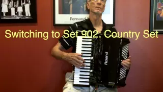 Set Demonstration: Roland FR-3x Virtual Accordion