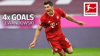 Lewandowski's Incredible 4 Goals in One Match - Bayern's Goalgetter Scores All Goals Against Berlin