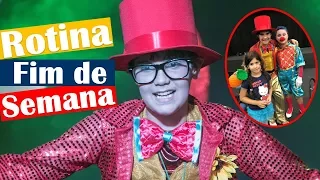 ROTINA DE FIM DE SEMANA COM MARIA CLARA E JP (sábado e domingo)