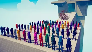 100x AMONG US UNIT vs EVERY GOD PROTECTING A KNIGHT ► Totally Accurate Battle Simulator TABS