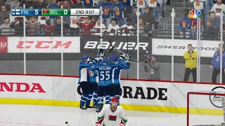 NHL 19 - Finland Vs Belarus Gameplay - International Season Match