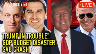 LIVE: Trump finally prepares to FACE INDICTMENT, SVB goes BUST, Biden outmaneuvers GOP | Majority 54