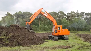 Restored Hitachi UHO62 operating at the 2024 Chipping Steam Fair