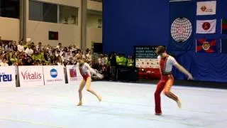 Gymnastics - FIG Acro World Cup Maia 2012 BEL MxP Dynamic