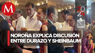 ¿Qué le reclamó Claudia Sheinbaum a Alfonso Durazo?