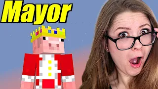 Normies React To Techno Became the Mayor of Skyblock