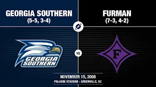 2008 Week 12 - Georgia Southern at Furman (GS Radio)