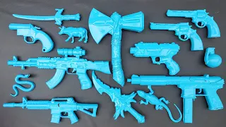 Cleans Assault Rifle, AK47, Nerf Gun, Sniper Rifles, Machine Gun, Glock Pistol, MP40, Revolver