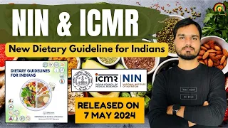 Food Dietary Guidelines for Indians | ICMR NIN Dietary Guideline 2024 | Food Nutrition