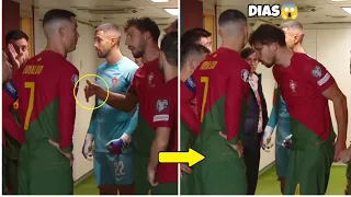 Cristiano Ronaldo,Ruben Dias vs Bruno Fernandes in Tunnel Cam