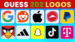 Guess The Logo In 3 Seconds: 202 Most Famous Logos | Logo Quiz 2024