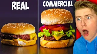 Food In Commercials Vs. Food In Real Life