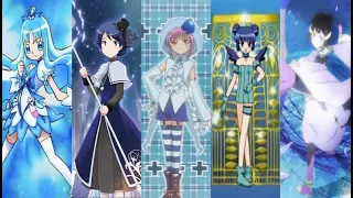 Blue Magical Girl Transformations