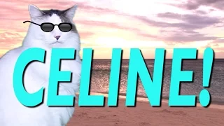 HAPPY BIRTHDAY CELINE! - EPIC CAT Happy Birthday Song