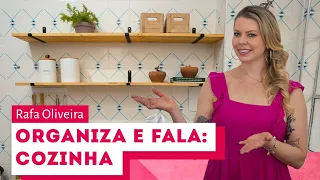 Organização completa de cozinha alugada com Rafa Oliveira