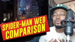 Spider-Man Web Shooter Comparison: Fortnite vs. Marvel's Avengers vs. Marvel's Spider-Man REACTION!!