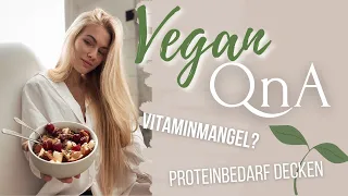 Vegan Q&A 🌱 - 1 Jahr vegane Ernährung, Ich beantworte eure Fragen? // alrunundbeccy