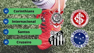 Quiz sobre times de futebol