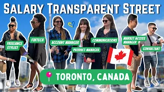 How Much Do Canadians Make? Toronto, Canada📍Salary Transparent Street