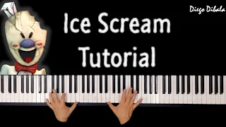 ICE SCREAM Main Menu PIANO TUTORIAL By Diego Dibala