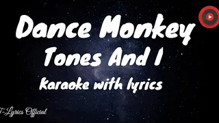 Dance-Monkey, Tones and I,  full Karaoke video with lyrics, marimba cover by |T-Lyrics Official |