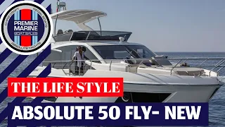 ABSOLUTE YACHTS 50 FLY FOR SALE BY PREMIER MARINE BOAT SALES Sydney Australia