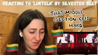 LITHUANIA EUROVISION 2024 - REACTING TO ‘LUKTELK’ BY SILVESTER BELT (FIRST LISTEN)