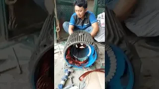 proses gulung dinamo 30 KW