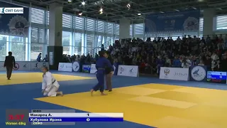 48 kg Макарец А Хубулова И 07 11 2017 Т2 Первенство России до 18 лет, ЯЛТА