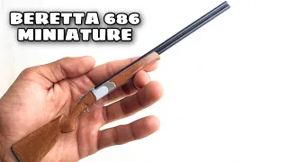 How To Make A Miniature Shotgun Replica - Beretta 686 - DIY Craft