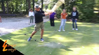 Psycho Dad Destroys Croquet Ball