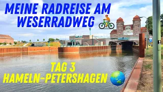 My cycle tour along the Weser Cycle Route - Day 3 - Hameln - Petershagen