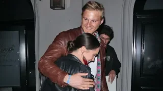 'Vikings' Couple Alexander Ludwig And Kristy Dinsmore Embrace After Romantic Meal At Craig's