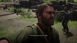 Cut/Beta Cutscene - Charles leaving camp  -  Red Dead Redemption 2